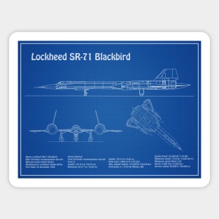 Lockheed SR-71 Blackbird - AD Magnet